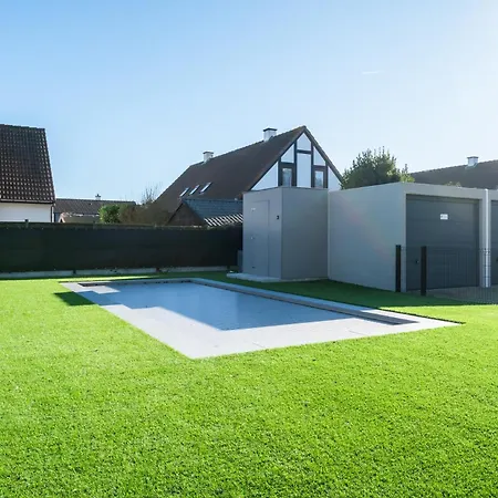 Apartment Stylish In With Pool And Garage De Haan