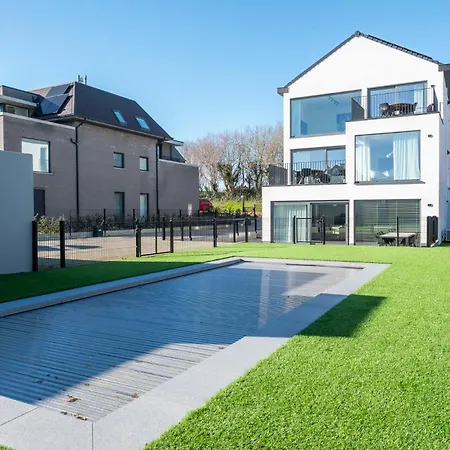 Stylish In With Pool And Garage De Haan