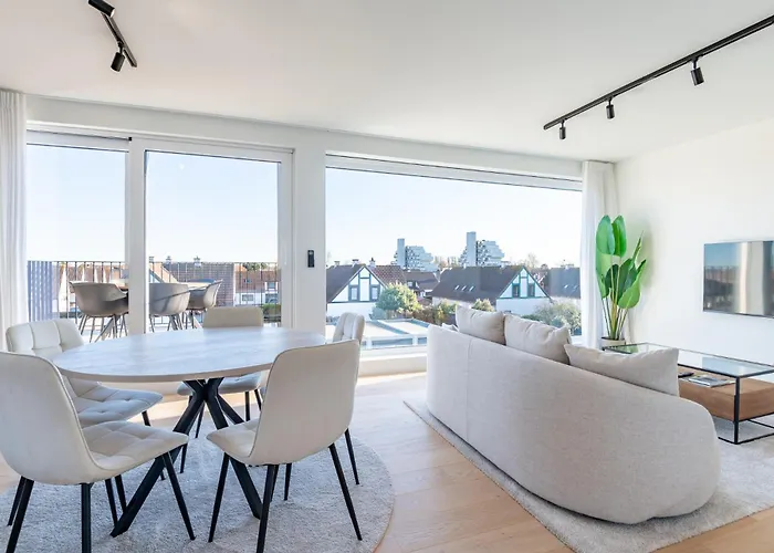 Apartment Stylish In With Pool And Garage De Haan